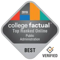 top ranked online college ranking badge